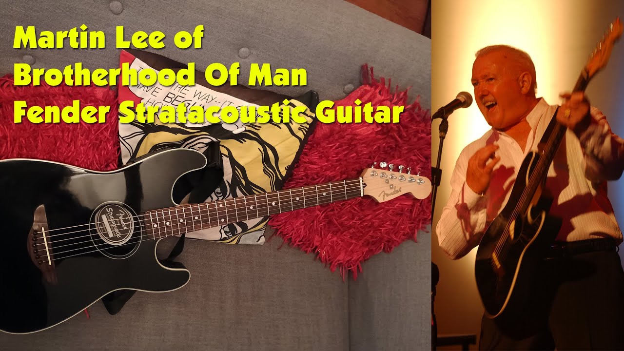 Martin Lee of Brotherhood Of Man - Fender Stratacoustic Guitar