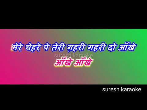 Main Tere Pyar Me Pagal With Female Karaoke Lyrics scrolling