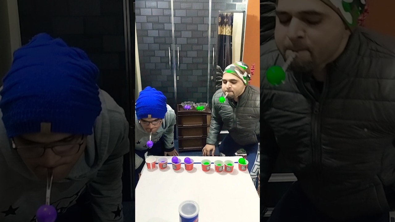 Pick The Ball Through Spoon Challenge 