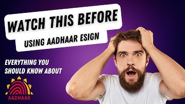 Aadhaar eSign Explained: A Beginner