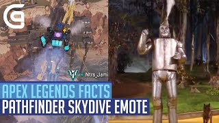 Apex Legends Facts - Where it comes from | Pathfinder's new Skydive Emote, the Kneeslapper