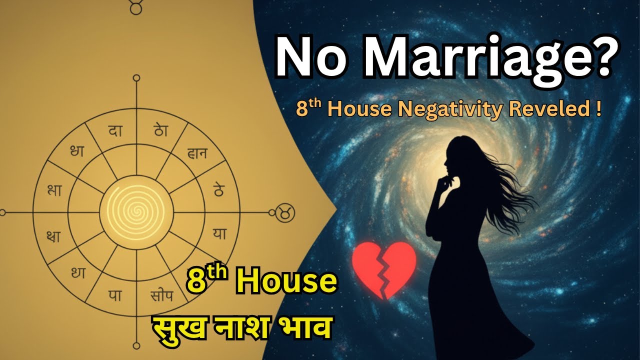 8th House Negativity aur Marriage Denial आजीवन विवाह नही होंने देगा जन्म कुंडली में यह योग