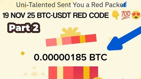 Binance Red Packet code in Binance Today Claim USDT BTC TON Red packet code 19 November 2025