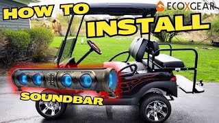 How To: Install ECOXGEAR Sound Extreme Bluetooth Speaker on Club Car Golf Cart