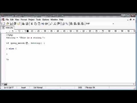 Beginner PHP Tutorial   44   Expression Matching   YouTube