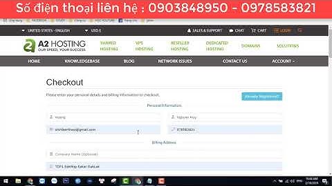 Hướng Dẫn Mua Host Tại A2Hosting 2020
