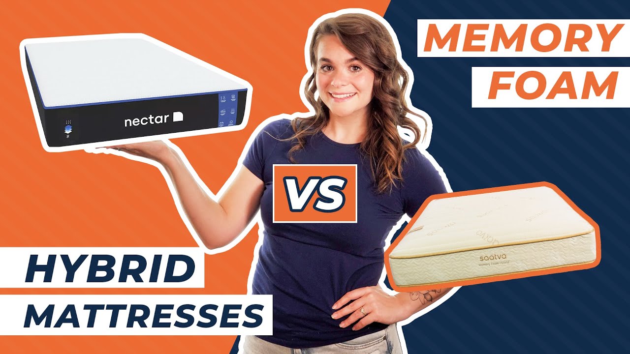 Hybrid vs Memory Foam Mattresses - Which Should You Pick? 