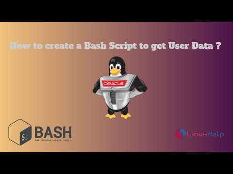 How to create a Bash Script to get User Data on Oracle Linux 9.2