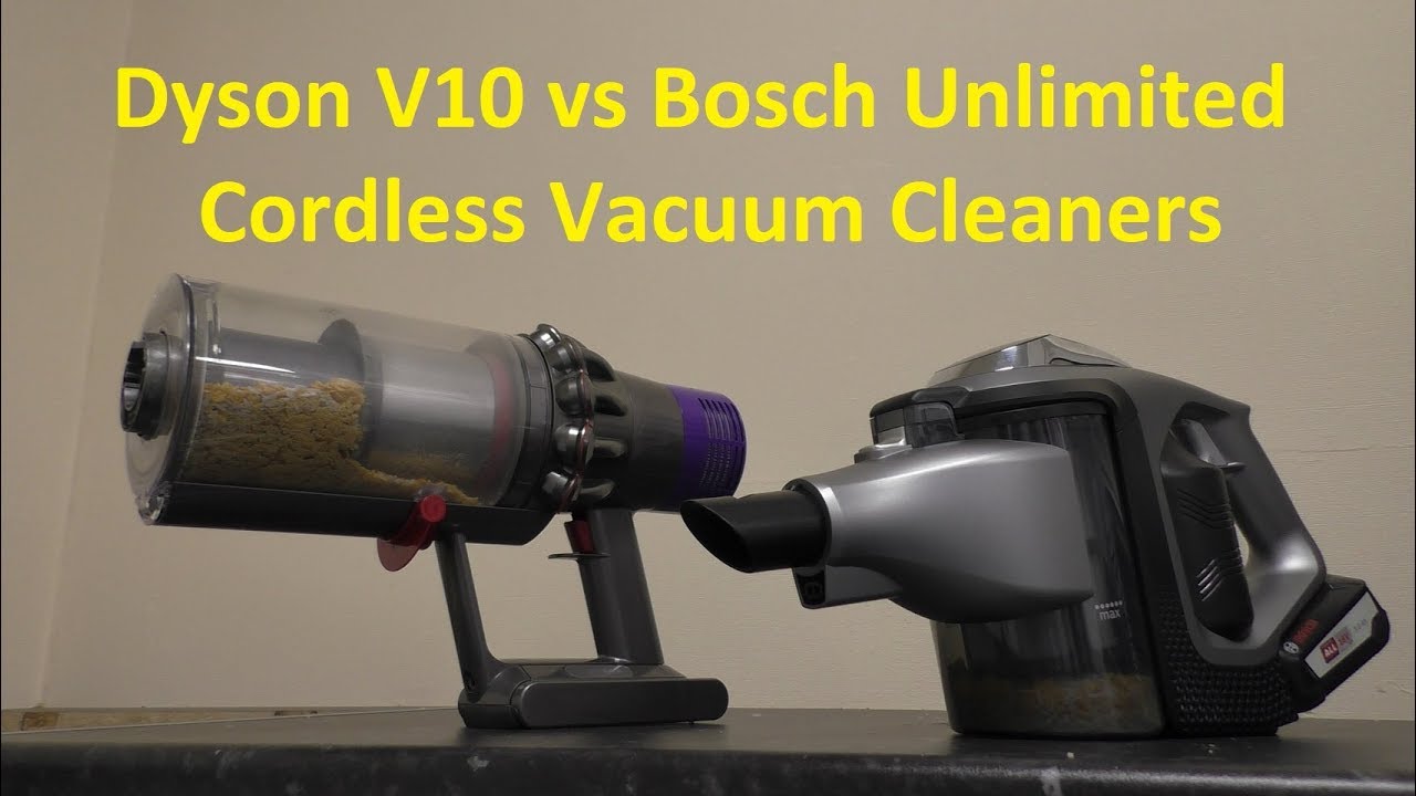 Dyson V10 Bosch Unlimited Cordless Vacuum Cleaner YouTube