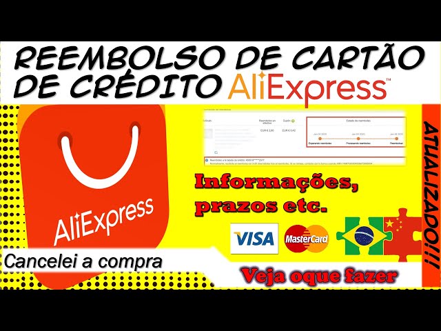 ALIEXPRESS - REEMBOLSO de Cartão de crédito - IMPORTANTE