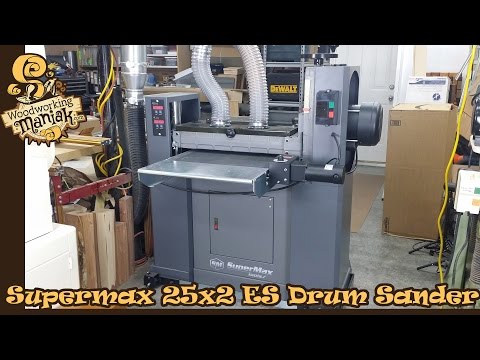 my-new-supermax-25x2-es---replacing-my-old-grizzly-double-drum-sander