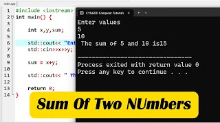 🎯C++ Pro Tutorial: Calculate Sum of Two Numbers Like a Real Programmer! | Clean &amp; Efficient Code