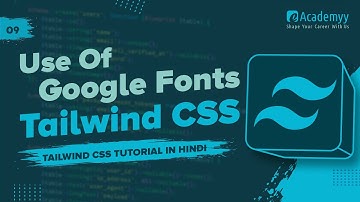 🔤 Use Google Fonts in Tailwind CSS | Tailwind CSS Tutorial 2025 | Step-by-Step Setup