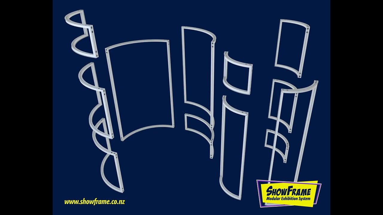 ShowFrame Curved Frame Modular Components