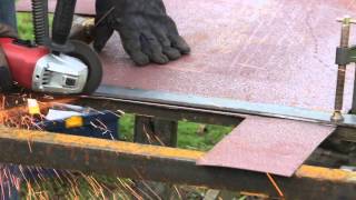 Beginners Fab Ep 8 Quick Tip  Cutting straight with an Angle Grinder