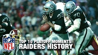 Top 10 Raiders Playoff Moments of All Time | NFL