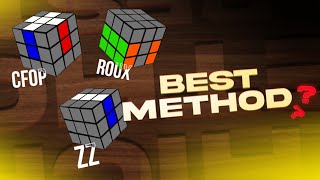 CFOP V/S ROUX V/S ZZ METHOD||BEST METHOD TO SOLVE A RUBIK'S CUBE 🔥