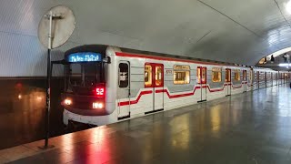 Metro Tbilisi: composition of 8772-8003-8002-8773 carriages ~ 81-717M/714M