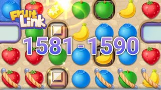 Fruit Puzzle | Fruit Link Blast Line | Level 1581 to 1590 |Game Fruit Candy screenshot 2