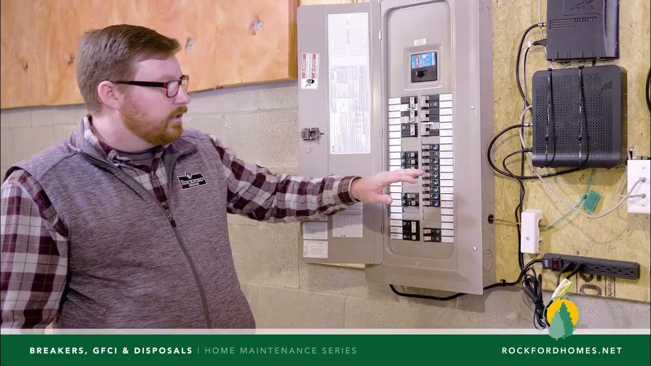 Rockford Homes How To Series Breakers, GFCI, and Garbage Disposals