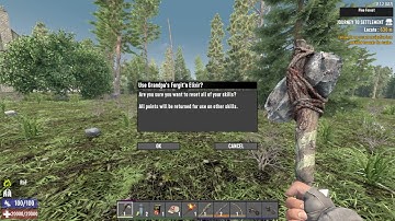 How to Reset Skill Points in 7 Days to Die!