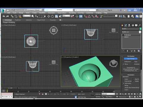 3DsMax Basic Modeling - Pro Boolean
