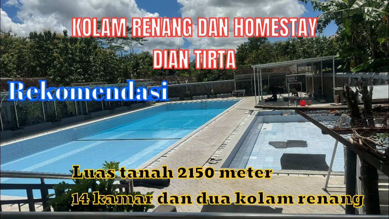 DI JUAL KOLAM RENANG DAN HOMESTAY  BESERTA IJINNYA  @rajiproperty channel