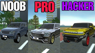 NOOB vs PRO vs HACKER in Car Simulator 2 - Suv edition