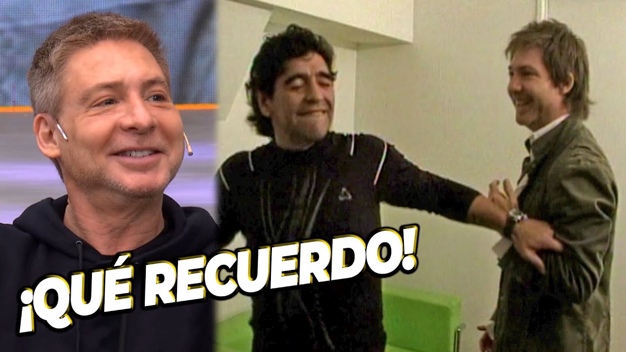 Adrián Suar recordó con emoción a Maradona y reaccionó a imágenes de backstage de 
