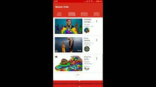 Android App I'm developing - Music Hub screenshot 3