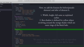BlackHole Animation with HTML & CSS
