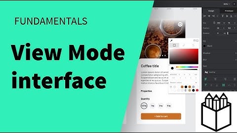 View Mode interface - Penpot fundamentals
