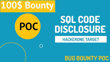 $100 Bounty for SQL Code Disclosure - Bug Bounty PoC | Bug Bounty University