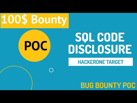 $100 Bounty for SQL Code Disclosure - Bug Bounty PoC | Bug Bounty University