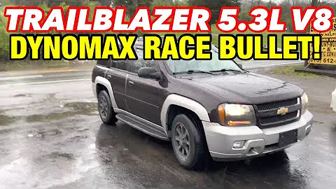 2008 Chevy Trailblazer LT 5.3L V8 EXHAUST w/ DYNOMAX RACE BULLET!