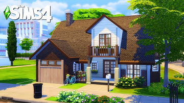 BASE GAME SUBURBAN | The Sims 4: Speed build (NO CC)