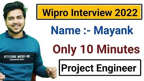 WIPRO ELITE 2022 | Wipro Interview Experience | Mayank | Coding Question | Interview Preparation