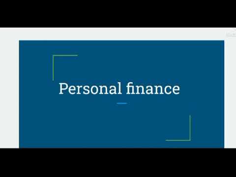 वीडियो: व्यक्तिगत वित्त क्या हैं?