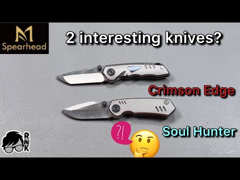Unboxing Sevr Sen’s 8 of 8 knives loaned… Spearhead Soul Hunter knife & Crimson Edge knife