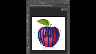 Apple text effect in photoshop  #photoshoptutorial  #shorts #texteffect