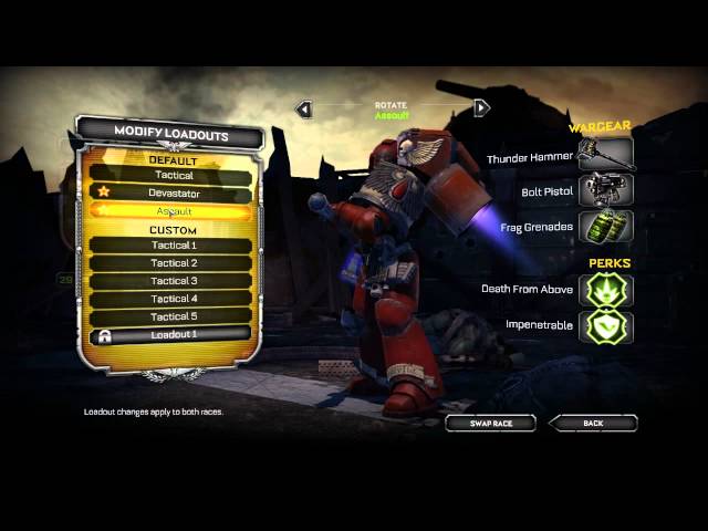 Первое видео кооперативного режима Warhammer 40.000: Space Marine