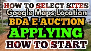 How to Apply Bda Sites Next bda sites e auction website How to Select Sites in Bda Auction Bangalore screenshot 1