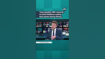 BBC responds to David Walliams making Nazi salutes during filming | ITV News #bbc #davidwalliams