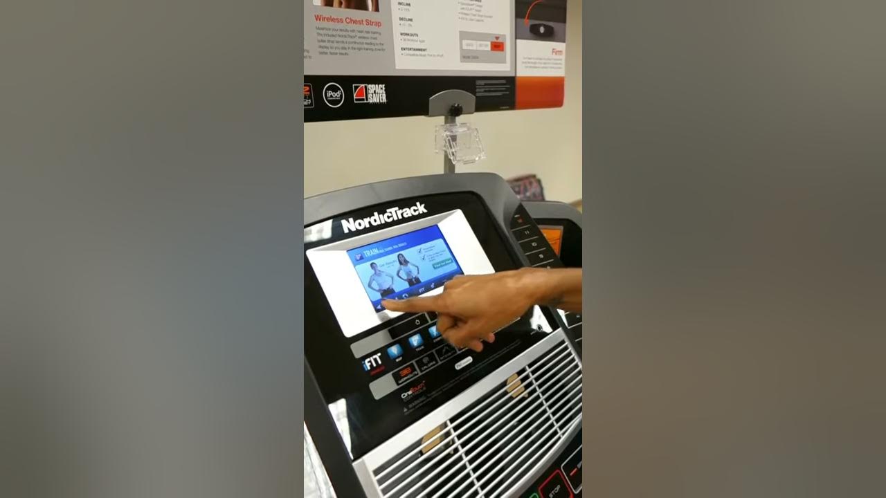 NordicTrack Elite 5700 Treadmill Feature - Console - YouTube
