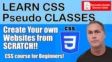 What are CSS Pseudo classes how to add styling to different element states hover effect CSS