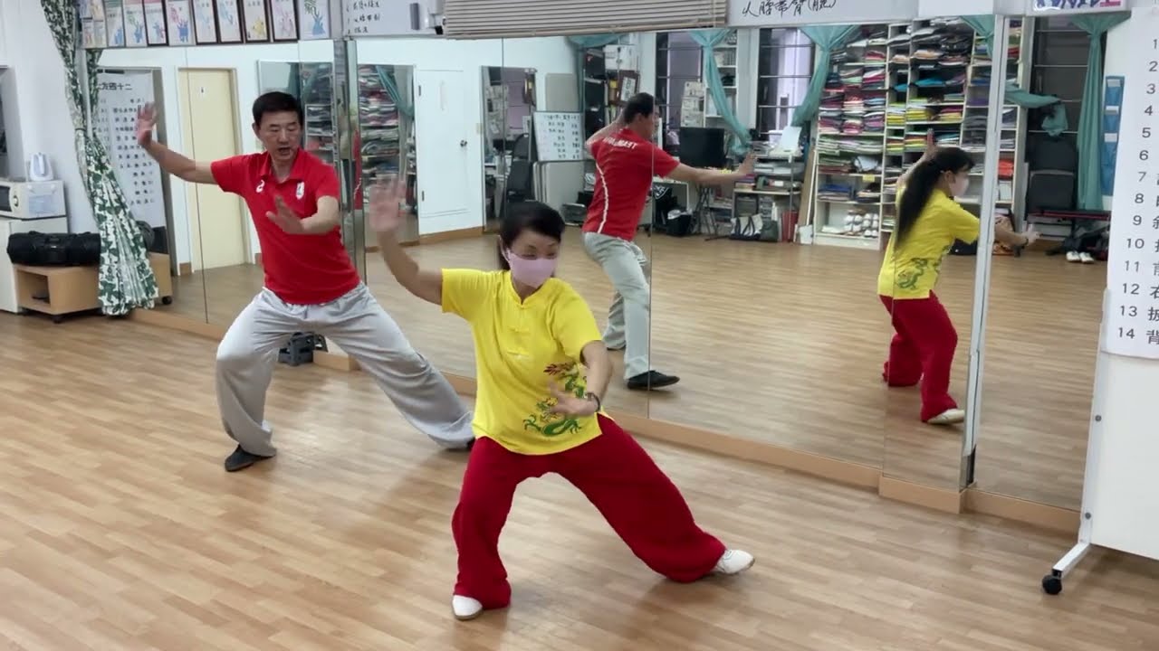 復習】陳式太極拳56式【第8-9式】 - YouTube