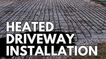 Heated Driveway Installation | TIMELAPSE
