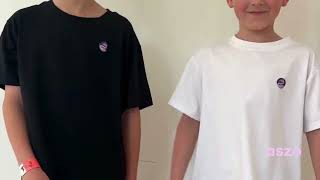Ashton & Blake Model The Aszo Relaxed Fit, Drop Sleeve Tee Sensory-Friendly Clothing