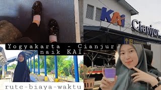 YOGYAKARTA - CIANJUR NAIK KAI !!! ga sampe 150ribu udah sampe rumah! mudik sambil jalan-jalan ✨