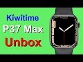 P37 MAX Smartwatch Unbox Review-Stainless Steel Case/1.85" Screen/NFC Function-Better X7 PRO MAX?